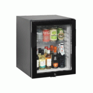 Réfrigérateur minibar à porte vitrée 24 L - Noir | Tefcold - TM35GC