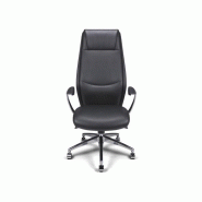 Fauteuil de direction haut dossier Award - Mécanisme synchrone blocable 4 positions, Système anti-retour, Accoudoirs fixes, Structure chrome Fauteuil de direction haut dossier Award - Mécanisme synchrone blocable 4 positions, Système anti-retour, Accoudoirs fixes, Structure chrome