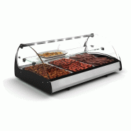 Vitrine chauffante 2 GN 1/1 Chaleur humide Série SPLENDID Bain Marie Sayl