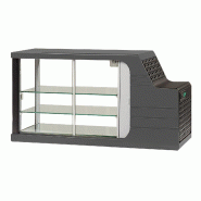 Vitrine réfrigérée de comptoir 120L SCAIOLA - Gris