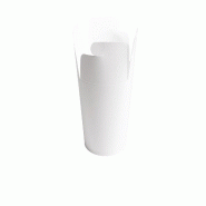 Boîte à pâtes NOVABOX carton + PE blanche 750 ml - Fermeture intégrée - Lot de 500 - blanc en carton BAP26 Boîte à pâtes NOVABOX carton + PE blanche 750 ml - Fermeture intégrée - Lot de 500 - blanc en carton BAP26