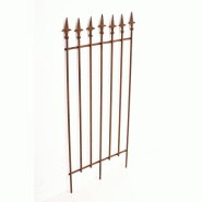 Décoshop26 - Treillis support pour plantes grimpantes décoration de jardin en métal marron vieilli 10_0003873 - métal 3000251821772