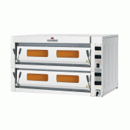 Four à pizza professionnel 2 chambres 12 pizzas profondeur 940 mm c... - PTK2DD