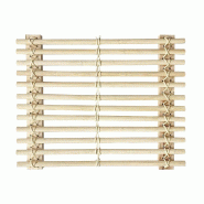 Grille de présentation en bambou naturel 32,5x26,5cm par 10