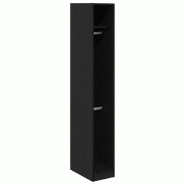 Helloshop26 - Armoire moderne rangement avec 2 étagères en planches 30 x 50 x 200 cm en bois d'ingénierie bois ancien 02_0055939 - Bois manufactur�