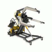 LGH3100B, 100 tonnes, 3 mâchoires, Extracteur Lock-Grip à griffes hydrauliques avec chariot et pompe électrique, 115 V