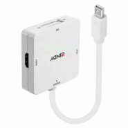 LINDY adaptateur mini dp 1.2 vers hdmi 4k30 dvi vga