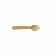 Petite cuillère Bois couleur naturelle 9,5cm - par 5000