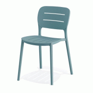 Propi - Chaise empilable en polypropylène bleu