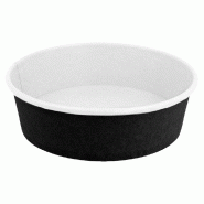 Saladier carton Black Edition 500cc Ø15/12,8x4,5cm - par 300
