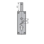 Serrure de garage verouillage haut sans ressort épaisseur 18mm - WSS - 16520000010 - 389539 Serrure de garage verouillage haut sans ressort épaisseur 18mm - WSS - 16520000010 - 389539