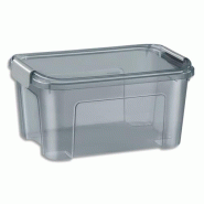CEP Boîte de rangement Shadow, avec couvercle, 13L, coloris gris fumé transparent - 8009404244395