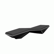 Chaise longue transat design FAZ - anthracite