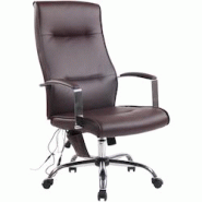 CLP Fauteuil de bureau Portland en similicuir ou tissu avec fonction de massage Marron/Similicuir - marron polyester 307804 CLP Fauteuil de bureau Portland en similicuir ou tissu avec fonction de massage Marron/Similicuir - marron polyester 307804