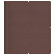 Écran de balcon marron 120x800 cm 100% polyester oxford Modèle Balcon Epsilon - 4000397