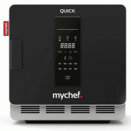 Four à cuisson électrique avec commandes digitale compact noir monophasé QE11FN0D Mychef