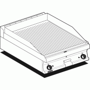Fry-Top à gaz rainurée en ACIER - Série 600 - L600 | Lotus - FTRT-66G