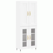Helloshop26 - Buffet bahut commode armoire meuble de rangement organisateur cuisine salle de séjour salon haut 69,5 x 34 x 180 cm 02_0032757 - 300021_0