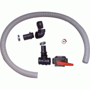 Kit raccordement 3 cuves DN80 avec vannes - DURACUVE