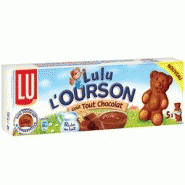 LU LULU L'OURSON PÂTISSERIE TOUT CHOCOLAT X 5 150 G LU LULU L'OURSON PÂTISSERIE TOUT CHOCOLAT X 5 150 G