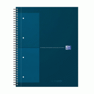 Oxford Lot de 5 Cahier Notebook 30th rel. Intégrale A4+ 160p./80 feuilles 80g/m², quadrillé 5x5, couv. Pétrole - 3020120242767