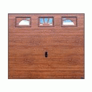 Porte de garage basculante - aura chêne doré Porte de garage basculante - aura chêne doré