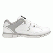 Safety Jogger - Baskets de travail sportives basses antidérapantes en cuir synthétique spécial nettoyage HENNY blanc et gris OB http://carbonn.Fr/i
