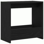 Table d'appoint Chêne noir 50 x 26 x 50 cm Bois d'ingénierie Modèle Apex Luna Pro - 862621
