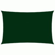 VidaXL Voile de parasol tissu oxford rectangulaire 4x7 m vert foncé Modèle Aéris Urban - 135493
