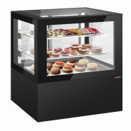 Vitrine à pâtisserie réfrigérée 2010 mm - LED et 2 étagères
