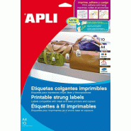 Apli 80 étiquettes américaines imprimables 36x53 mm (10 feuilles / cdt) - 8410782119470