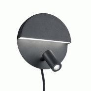 Applique murale LED, 3000K flexible noire mat et blanc - Trio - Mario - noir 4017807387032