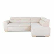 Canapé d'angle convertible réversible - 4/5 places - KELIO - Velours côtelé beige - 245 x 184 x 77/87cm - 5945827065915 Canapé d'angle convertible réversible - 4/5 places - KELIO - Velours côtelé beige - 245 x 184 x 77/87cm - 5945827065915
