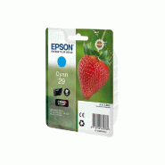 Cartouche d'encre originale Epson Strawberry 29 C cyan 3,2 ml rendement standard Epson - 8715946600345