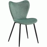 CLP Chaise de salle à manger Maika Vert/Tissu - vert textile 326357 CLP Chaise de salle à manger Maika Vert/Tissu - vert textile 326357
