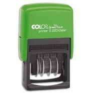 Colop dateur - printer s 220 green line à encrage automatique. hauteur caractères 4mm