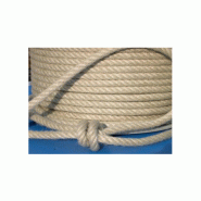 Cordage vieux gréement - Cordage PP texturé imitation chanvre - 3 à 4 torons - Imputrescible
