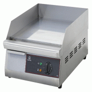 Cuistance Plaque à snacker électrique en inox - largeur 400 mm - Gr400