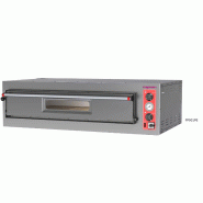 Four à pizza électrique Promoshop - capacité 12 pizzas, dalles réfractaires, façade inox Four à pizza électrique Promoshop - capacité 12 pizzas, dalles réfractaires, façade inox