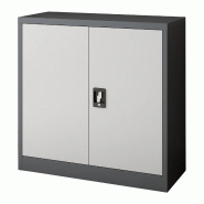 Helloshop26 - Armoire de bureau casier de bureau meuble de rangement pour salon bureau chambre atelier acier laqué 90 x 40 x 90 cm 03_0006323 - 30017