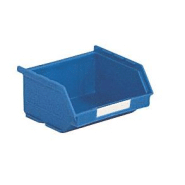 Lot de 50 bacs à bec en plastique 0,25 litre bleu_0