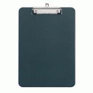 MAUL Porte-bloc plastique A4, avec clip nickelé, coloris noir - 4002390034913