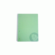 OEM Cahier à spirales avec couverture en polypropylène A4 quadrillé 120 feuilles en couleurs assorties - MDB4747414647
