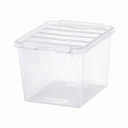 SmartStore Boîte de rangement CLASSIC 3 L, clips: blanc - transparent plastique polypropylène 7332462061798