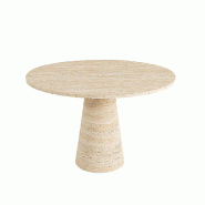 STELLAMEUBLES Table basse ASILAH en travertin - 3667335251124