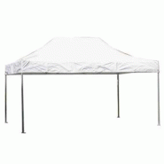 Tente pliante 3x4.5m - Structure acier, toile polyester 200 g/m² avec sac de transport