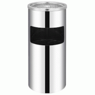 VidaXL Poubelle à Cendrier Murale Acier Inoxydable 26 L - argenté 51095 VidaXL Poubelle à Cendrier Murale Acier Inoxydable 26 L - argenté 51095