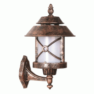 WellHome - Applique murale extérieure Baikal marron 30x26x40cm - marron multi-matériau WH3072