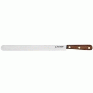 Au Nain Couteau jambon lame inox 30cm, manche palissandre 3 rivets. - marron 140.25.01 Au Nain Couteau jambon lame inox 30cm, manche palissandre 3 rivets. - marron 140.25.01
