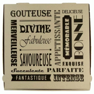 Boîte à pizza 40x40x4 cm - PIZZA-40X40